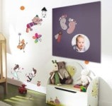 Faîtes vous une toile pour l&rsquo;arrivée de bébé