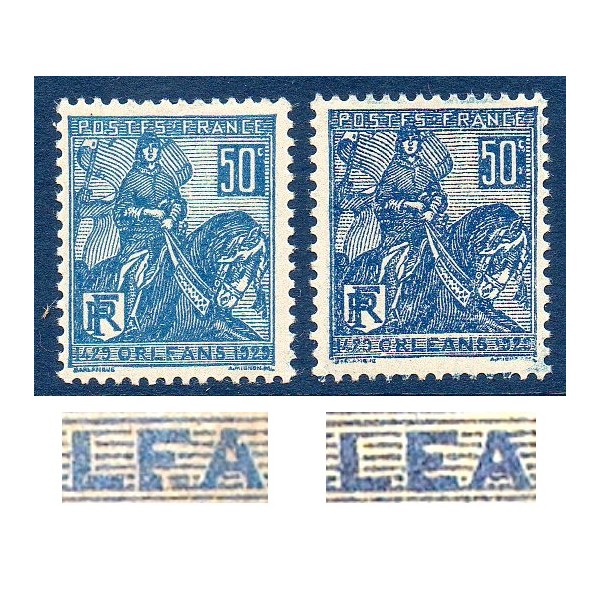 Les timbres poste de collection avec variétés