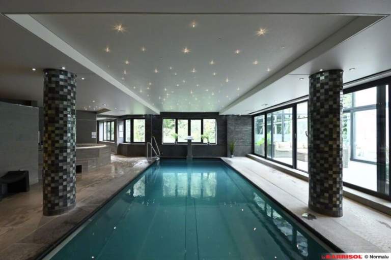 Plafond tendu ciel étoilé